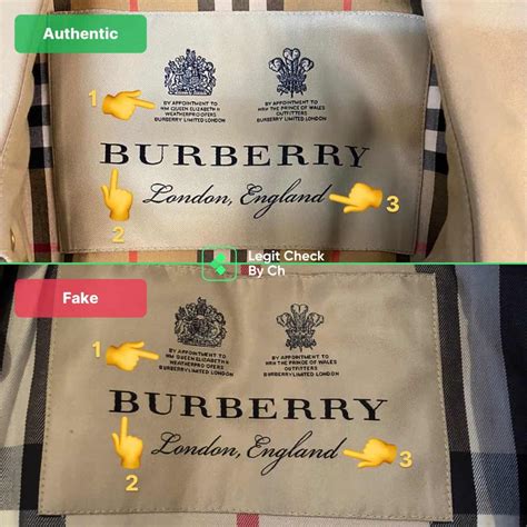 vintage burberrys tag real vs fake|burberry tags of authenticity.